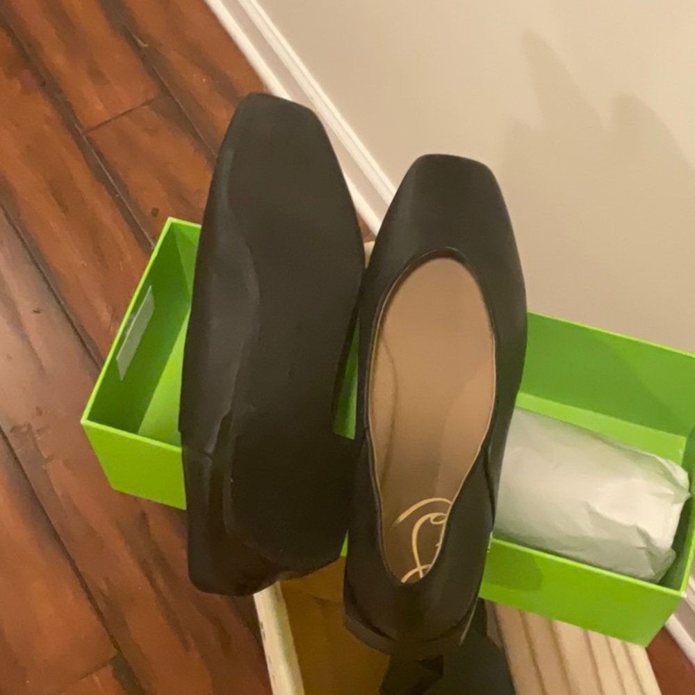 Sam Edelman Black Leather Flats - Picture 4 of 5